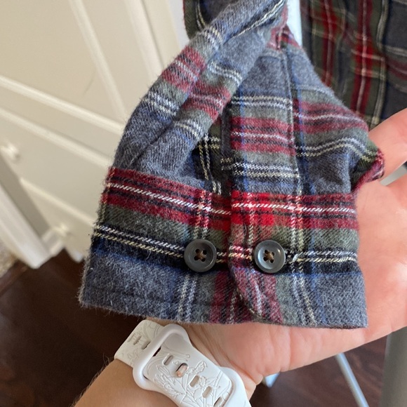 Women's LL Bean Scotch Plaid Flannel Shirt, Relaxed - Picture 3 of 12